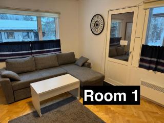 Mäntyharju center, private rooms with kitchen or entire 88m2 apartment - 1
