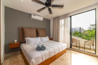 King Studio with Balcony, Rooftop Pool in Trendy Aldea Zama - Tulum - 0
