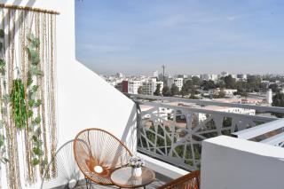 Bright & Cozy Apt with City View - Casablanca - 8