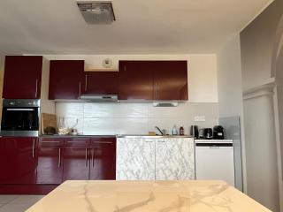 Sète vue mer, secteur des plages, T3 de standing climatisé avec grande terrasse - 5