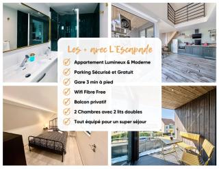 L'Escapade - PARIS 20 min - DISNEY 25 min - GARE 3 min à pied - PARKING - Confortable & Moderne - Free WIFI - 1