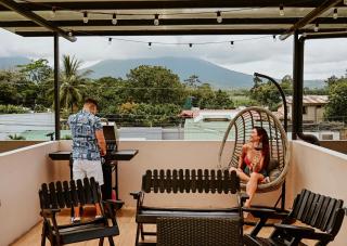 Rooftop and stunning Arenal Volcano views 3 minutes from La Fortuna - Fortuna - 9