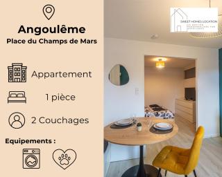 S1 SWEET HOMES Angoulême I Secteur Champs de Mars I Studio 2 couchages - Animaux acceptés - Angulema - 0
