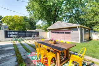 Perfect Broad Ripple Retreat with Hot Tub, King Bed, near DT & Children's Museum, Pet Friendly Fenced Backyard - Indianápolis - 8