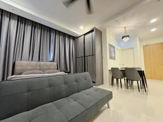 Kuching Cozy Comfort 06 - Riverine Diamond Kuching Studio with Balcony 3 Pax - Kuching - 9