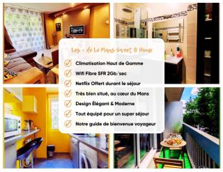 Sweet & Home - Centre-ville & Proche Circuit des 24H - Climatisé - Parking - by Le Mans City - Le Mans - 6