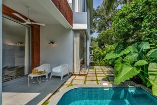 La Masillia Estate Siolim with 2bhk Private Pool & Garden in Peaceful Location - Siolim - 2