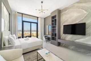 Charming new studio with pool and gym in Al Furjan - 0