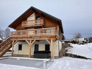 Chalet PLUME D'EAU - jacuzzi, piscine et pétanque - Gerbépal - 8