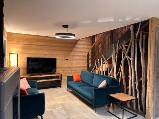Chalet PLUME D'EAU - jacuzzi, piscine et pétanque - Gerbépal - 5