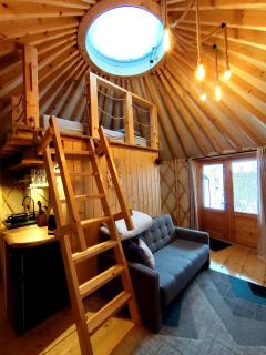 Aloha Glamp - Całoroczny glamping nad rzeką z prywatną balią - Stok narciarski, góry, lasy, sauna - 4