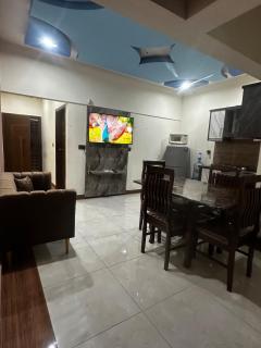 Comfortable and Spacious 702 Entire 2 Bedroom Drawing Dining TV Lounge Kitchen with required accessories and utensils Hot Water Lift Fridge Microwave Led TV with Netflix Free Wi-Fi available unmarried couples not allowed - 4