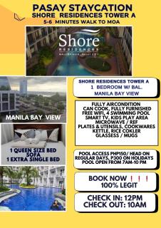 739A Staycation Near Moa, PICC, STAR CITY, WORLD TRADE, AYALA MALL, DFA, SHORE RESIDENCES TOWER A - Manila - 8
