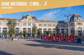 Grand studio avec espace de travail - Toulouse - 7