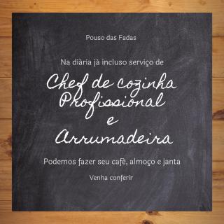 Casa Pouso das Fadas com Arrumadeira e Cozinheira Profissional - 7