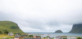 Haukland beach panorama - Offersøya - 5