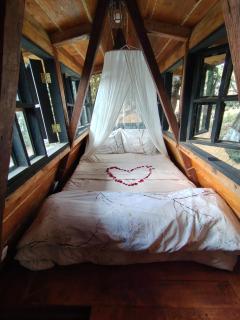 Cabaña de madera romántica y privada - Tepetlapa - 6