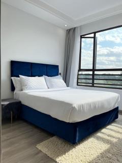 modern luxury two bedroom apartment with heated swimming pool fully equipped gym ample parking space child play area and amazing city views - Nairobi - 0