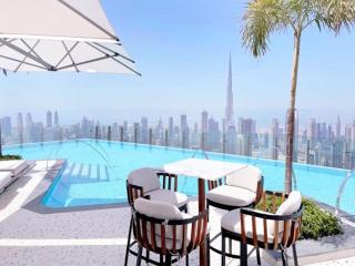 Iconic 1Bedroom Duplex with Skyline Views Near Downtown Dubai & Burj Khalifa - 0