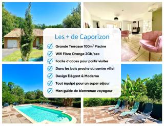 Caporizon - Villa Puy d'Aiguillon- Piscine - 6 personnes - 8