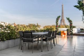 Splendide Apartment Rooftop Jacuzzi Tour Eiffel AC - Parijs - 3