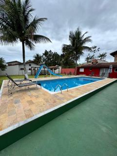 Casa Massaguaçu ampla com Piscina, lazer e ar condicionado perto praia - Caraguatatuba - 7