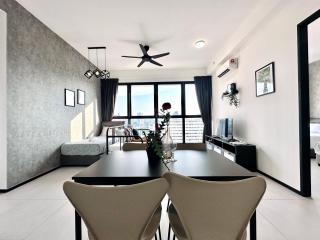 3BR urban suites 8-10pax luxury family stay netflix - Jelutong - 5