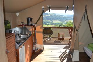 Tente Lodge avec vue sur l'Aubrac - 3