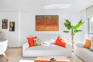 New Charming Apartment by the beach with swimming pool, parking & tennis court - 0