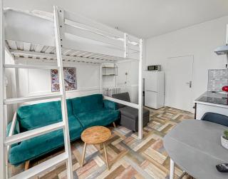 Studio rénové, cuisine équipée - 7