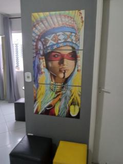 Apto em prédio frente a praia, 1 quarto, com garagem coberta, local privilegiado - Praia Grande - 9