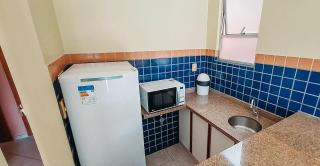 Flat frente praia de Taperapuã, atravessou a rua está na praia, com piscina, sauna e café da manhã como cortesia - 4