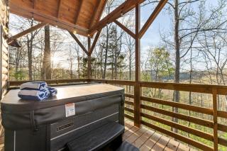 Cabin 2 Peaceful Cabin Near River with Fire Pit and Hot Tub - 2