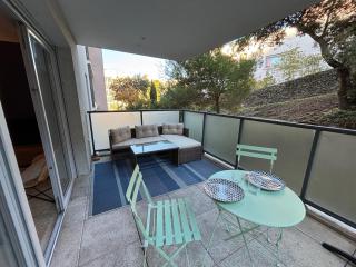 Confort moderne à Sète : 2 pièces, parking, WIFI - FR-1-338-594 - Sète - 0