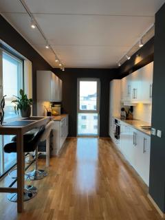 Spacious apartment with a great view and parking - Trondheim - 6
