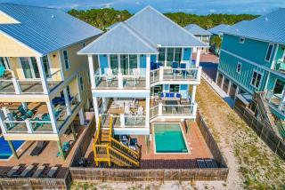 Blue Heaven on the Beach Gulf Front Sleeps 20 6 Br Heated Private Pool - 7