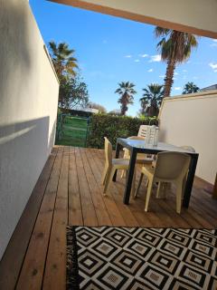 LE COSY VERDE Résidence Les Goélettes Appartement avec terrasse - Clim - Wifi - parking - Piscine - Front de mer - 2 Vélos à disposition - 4