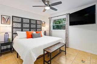 Dog Friendly Home with Private Fenced Zen Yard & Fire Pit! STEPS to the Beach! - Chicken Island - 5