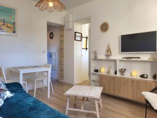 Studio cosy avec parking, à 100m du centre, proche plage - FR-1-788-47 - Merville-Franceville-Plage - 0