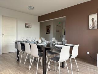 Les sables d'or Grand apt lumineux bien équipé 1er étage vue panoramique sur campagne près superette, à 600 m plage proche Omaha Beach et pointe du Hoc parking gratuit, garage à disposition - Vierville-sur-Mer - 5