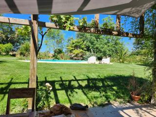 Ferme équerre 12 personnes avec piscine - 7