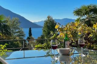 Sonnige Gartenwohnung mit Pool und Panoramasicht - Brissago - 5