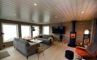 Ski in-out at Lifjell-Mountain cabin with majestic views close to Bø Sommarand - Bø - 4