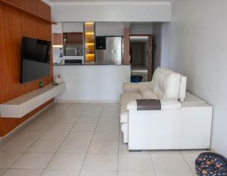 Apto com churrasqueira e wi-fi a 650m da praia - Praia Grande - 3