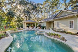 Outdoor Cabana - Firepit - Private Pool & Spa - Pet Friendly - 72 Baynard Cove Road - Hilton Head Island - 8