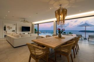 Villa Kazu - Luxury 5-Bedrooms Oceanview Retreat with Cinema, Bar, Infinity Pool, Private Cook & Maid - Amphoe Koksamui - 5