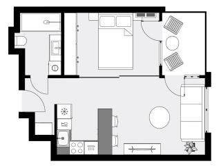 URBAN APARTMENTS PREMIUM, Opolska 10 No 36, Free Garage, Self Check-in - 8