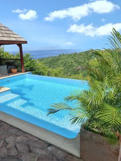 Charmant Bungalow avec vue sur la mer à Marigot, 60 m², piscine. - Vieux-Habitants - 3