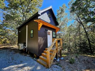 New! Pine Ridge Tiny Cabin with Hot Tub! - 4