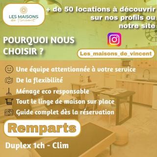 Remparts - Duplex climatisé - 9
